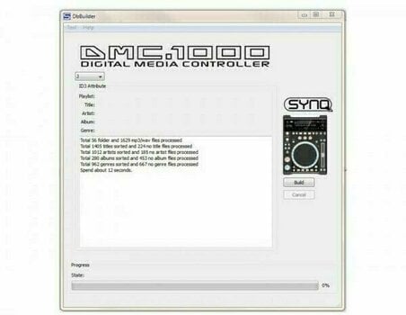 Stołowy DJ odtwarzacz SYNQ DMC-1000 - 3