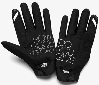Fietshandschoenen 100% Brisker Gloves Fluo Orange/Black S Fietshandschoenen - 2