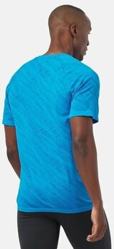 Tricou cu mânecă scurtă pentru alergare Odlo The Blackcomb Light Short Sleeve Base Layer Men's Indigo Bunting Space Dye M Tricou cu mânecă scurtă pentru alergare - 4