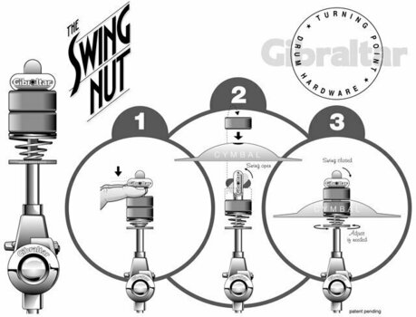 Стойка за чинел Gibraltar 9709TP Turning Point Boom Cymbal Stand - 4