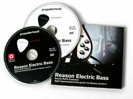 Zvučna knjižnica za efekte Propellerhead Reason Electric Bass Refill - 2