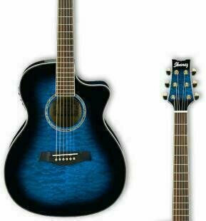 Electro-acoustic guitar Ibanez A 300E TBS - 2
