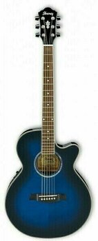 Electro-acoustic guitar Ibanez A 300E TBS - 4