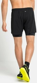 Hardloopshorts Odlo Men's ZEROWEIGHT 5 INCH 2-in-1 Running Shorts Black XL Hardloopshorts - 6
