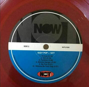Vinyl Record Iggy Pop - 1977 (Red Vinyl) (LP) - 3