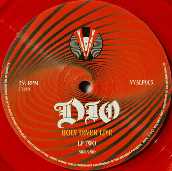 LP Dio - Holy Diver (Red Vinyl) (3 LP) - 5