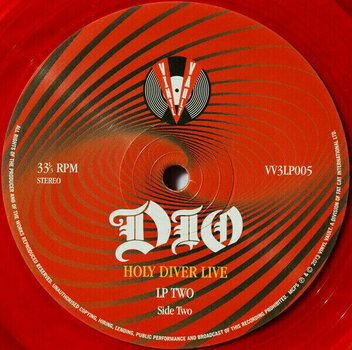 LP Dio - Holy Diver (Red Vinyl) (3 LP) - 6