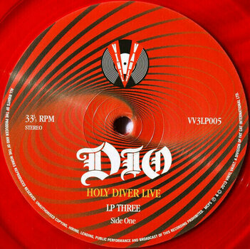 LP Dio - Holy Diver (Red Vinyl) (3 LP) - 7