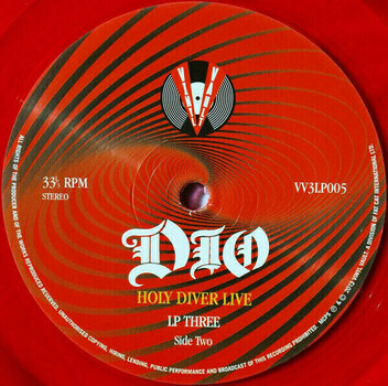Vinyylilevy Dio - Holy Diver (Red Vinyl) (3 LP) - 8
