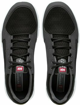 Scarpe uomo Helly Hansen Men's Ahiga V4 Hydropower Sneakers Jet Black/White/Silver Grey/Excalibur 44,5 - 4