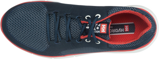 Womens Sailing Shoes Helly Hansen Women's Ahiga V4 Hydropower Navy/Off White/Cayenne - 3