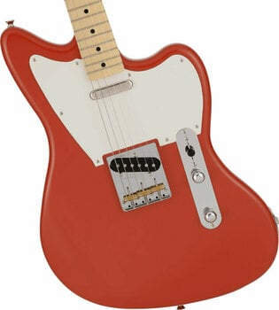 Elektriska gitarrer Fender MIJ Offset Telecaster MN Fiesta Red - 3