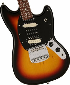 Guitare électrique Fender MIJ Traditional Mustang Reverse Head 3-Color Sunburst - 3