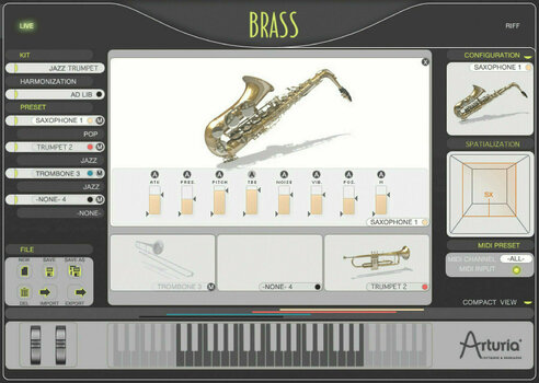 VST Instrument Arturia BRASS 2 - 2
