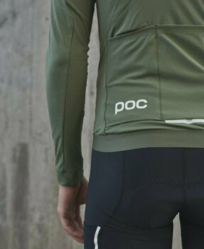 Cykeltröja POC Ambient Thermal Men's Jersey Epidote Green L - 7