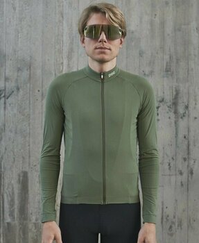 Mez kerékpározáshoz POC Ambient Thermal Men's Jersey Dzsörzi Epidote Green L - 4