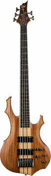 5-saitiger E-Bass, 5-Saiter E-Bass ESP LTD F-5E Mahogany Natural Satin - 4