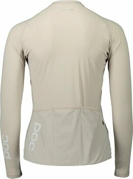 Cyklodres/ tričko POC Essential Road Women's LS Jersey Dres Light Sandstone Beige L - 2