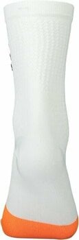Calcetines de ciclismo POC Flair Sock Mid Hydrogen White/Zink Orange L Calcetines de ciclismo - 2