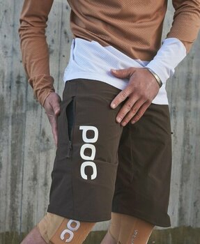 Kolesarske hlače POC Guardian Air Shorts Axinite Brown M Kolesarske hlače - 6