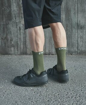 Cycling Socks POC Lithe MTB Sock Mid Epidote Green L Cycling Socks - 3
