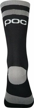 Chaussettes de cyclisme POC Lure MTB Sock Long Uranium Black/Granite Grey L Chaussettes de cyclisme - 2