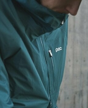 Cycling Jacket, Vest POC Motion Rain Men's Jacket Dioptase Blue L Jacket - 4