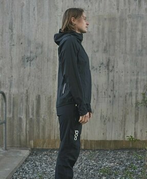 Kerékpár kabát, mellény POC Motion Rain Women's Jacket Uranium Black L Kabát - 8