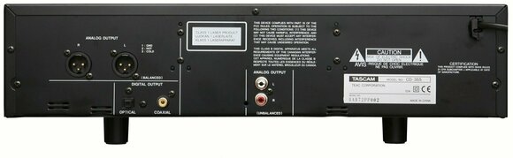 DJ grotuvas Tascam CD-355 - 3