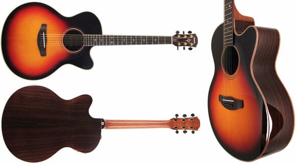Jumbo elektro-akoestische gitaar Yamaha CPX1200II VS Vintage Sunburst - 2