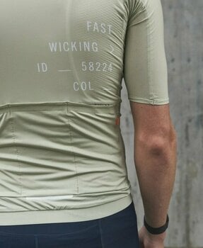 Велосипедна тениска POC Pristine Print Men's Jersey Джърси Prehnite Green L - 4
