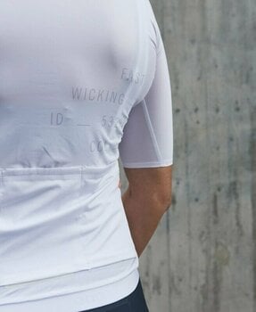 Odzież kolarska / koszulka POC Pristine Print Women's Jersey Hydrogen White M - 5