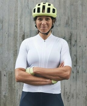 Camisola de ciclismo POC Pristine Print Women's Jersey Jersey Hydrogen White S - 3