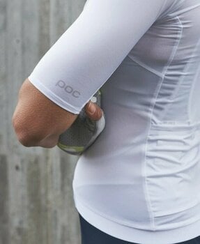 Biciklistički dres POC Pristine Print Women's Jersey Hydrogen White XS - 4