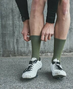 Cyklo ponožky POC Vivify Sock Long Epidote Green M Cyklo ponožky - 4