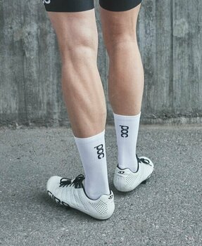 Chaussettes de cyclisme POC Vivify Sock Long Hydrogen White L Chaussettes de cyclisme - 4
