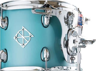 Bateria Dixon PODCSTM422-01-QB Cornerstone Maple Shellset Satin Quetzal Blue Bateria - 1