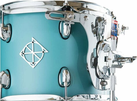 Akustik-Drumset Dixon PODCSTM422-01-QB Cornerstone Maple Shellset Satin Quetzal Blue - 2