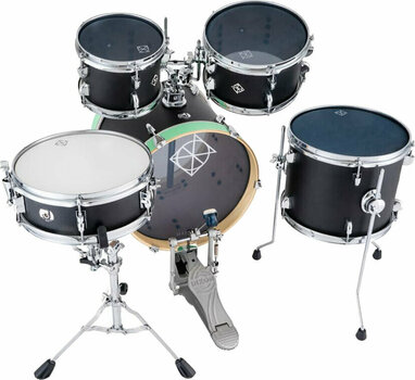 Akustická bicí souprava Dixon PODJ516BG Jet Set Plus Shellset Black Green - 3