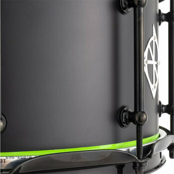 Snare Drum 14" Dixon PDSAN654BNG 14" Black Neon Green Satin Lacquer - 3