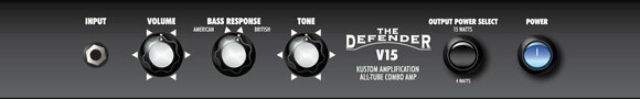 Lampové gitarové kombo Kustom DEFENDERV15 - 2
