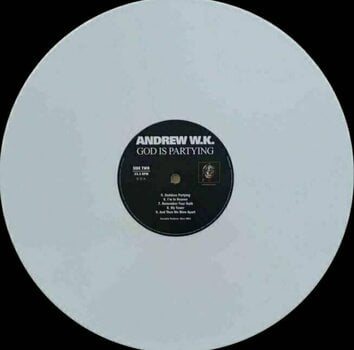 Vinyl Record Andrew W.K. - God Is Partying (White Vinyl) (LP) - 3
