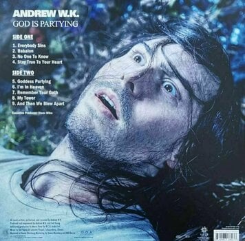 Disque vinyle Andrew W.K. - God Is Partying (White Vinyl) (LP) - 4