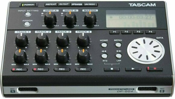 Prenosný rekordér Tascam DP-004 - 5