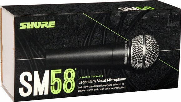 Dynamisk mikrofon til vokal Shure SM58-LCE Dynamisk mikrofon til vokal - 7