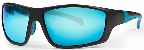 Angeln Brille Salmo Sunglasses Black/Bue Frame/Ice Blue Lenses Angeln Brille - 2