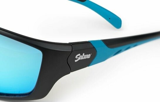 Fishing Glasses Salmo Sunglasses Black/Bue Frame/Ice Blue Lenses Fishing Glasses - 3
