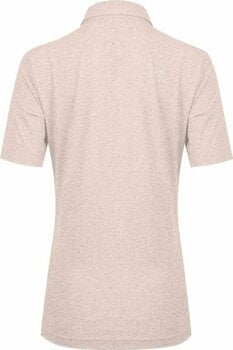 Camiseta polo Kjus Womens Ally Cooling Polo SS Blush Pink Melange 36 - 2