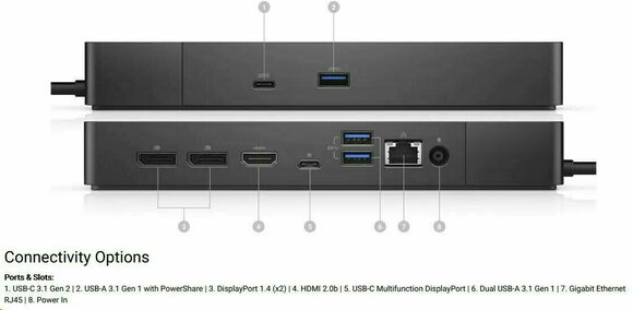 Dell Dock WD19S 130W USB хъб