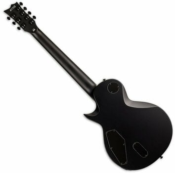 7-string Electric Guitar ESP LTD EC-407 BLKS Black Satin - 2